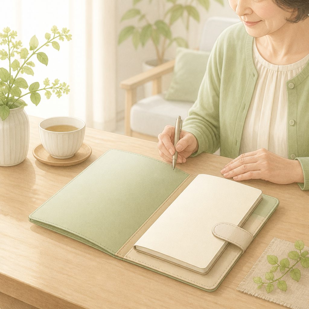 パスワード管理ノートのおすすめは？「そのまま書かない」選び方のイメージイラスト