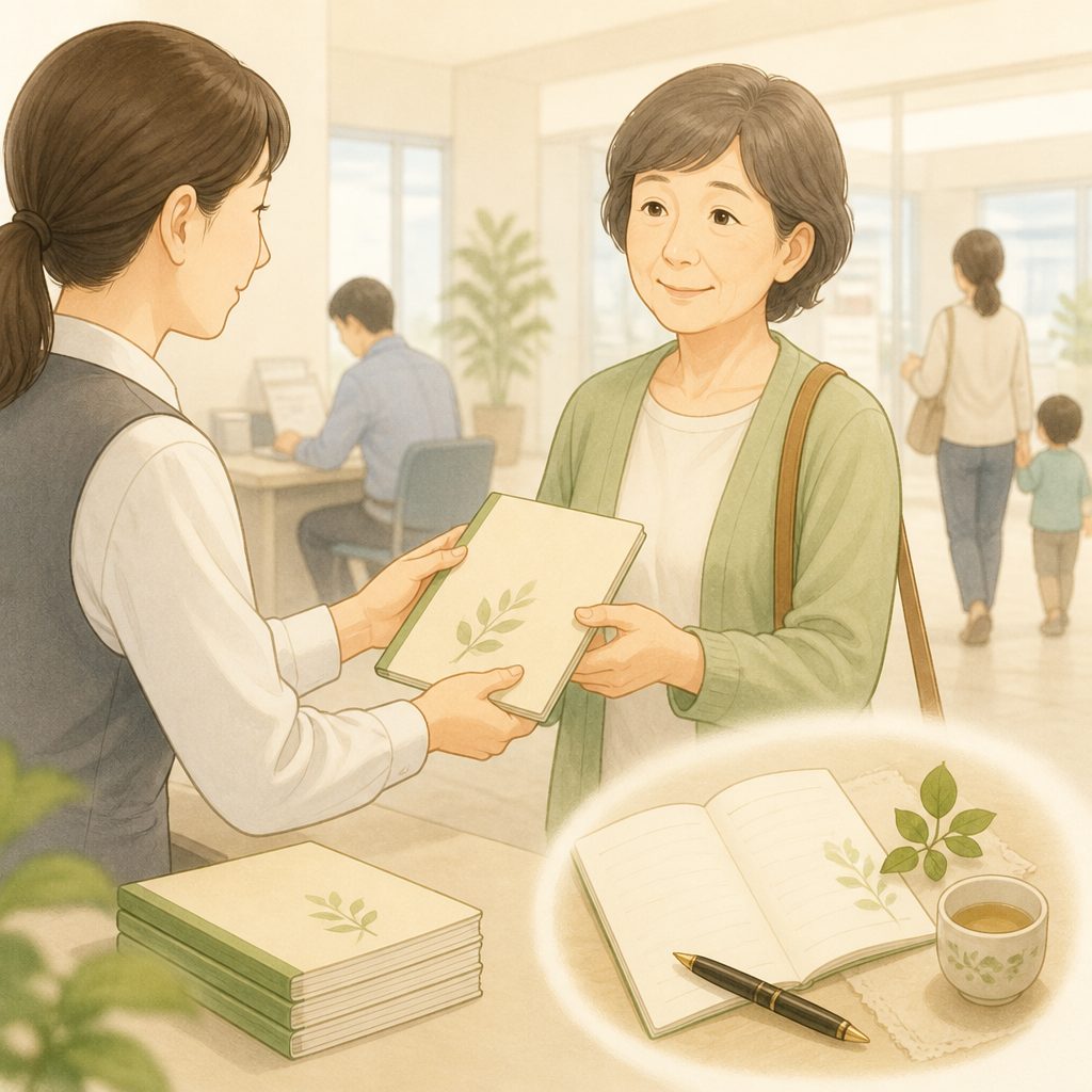 エンディングノートは自治体で無料配布?入手方法と選び方のイメージイラスト